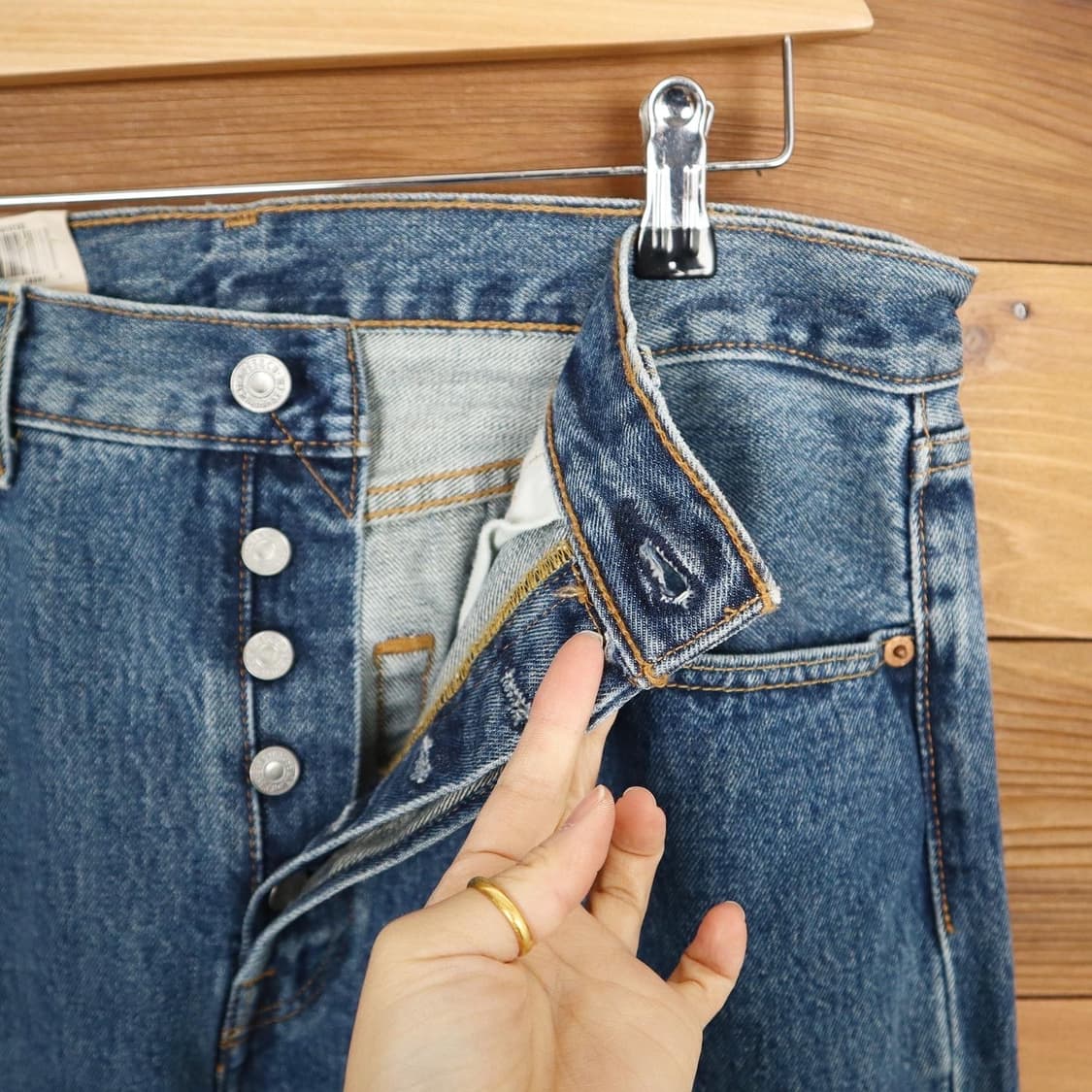 리바이스 501 스트레이트 데님팬츠  상품이미지4