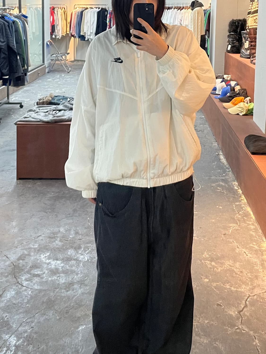 나이키 에센셜 윈드러너우먼스 우븐 바람막이 H858 상품이미지1