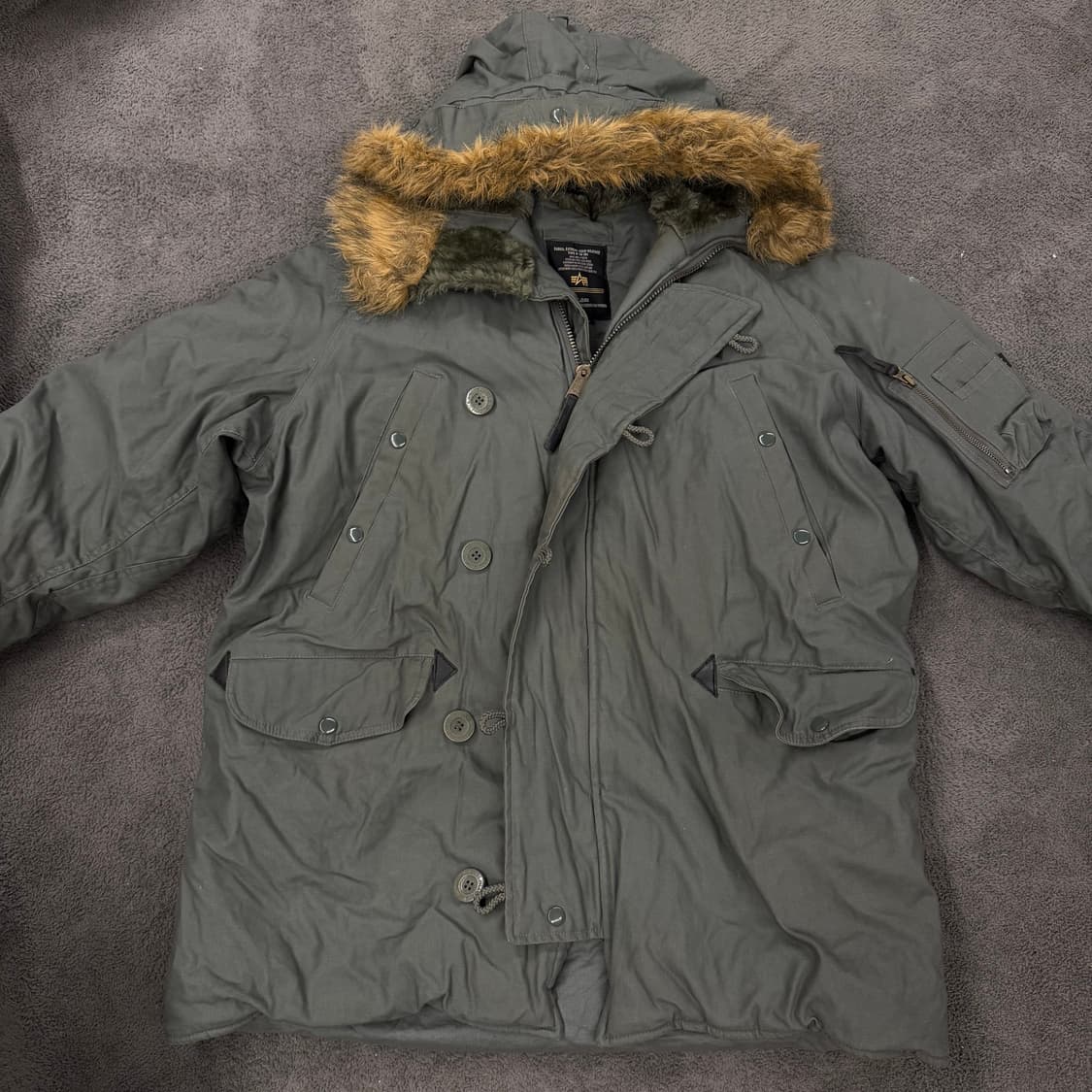 [ 정품/XL ] 알파인더스트리 n3B 야상 파카 상품이미지2