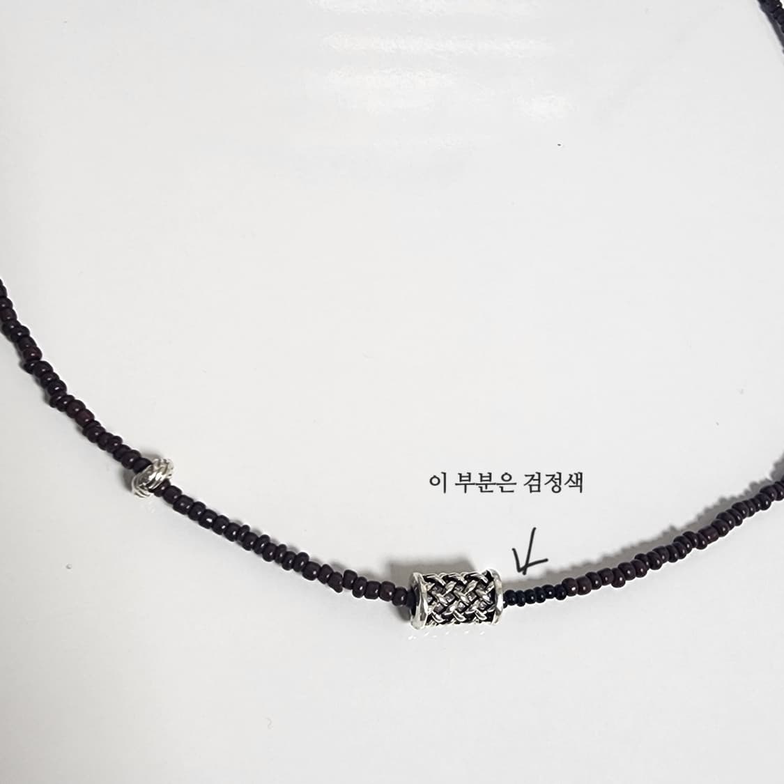 남자 모던 브라운 목걸이 상품이미지2
