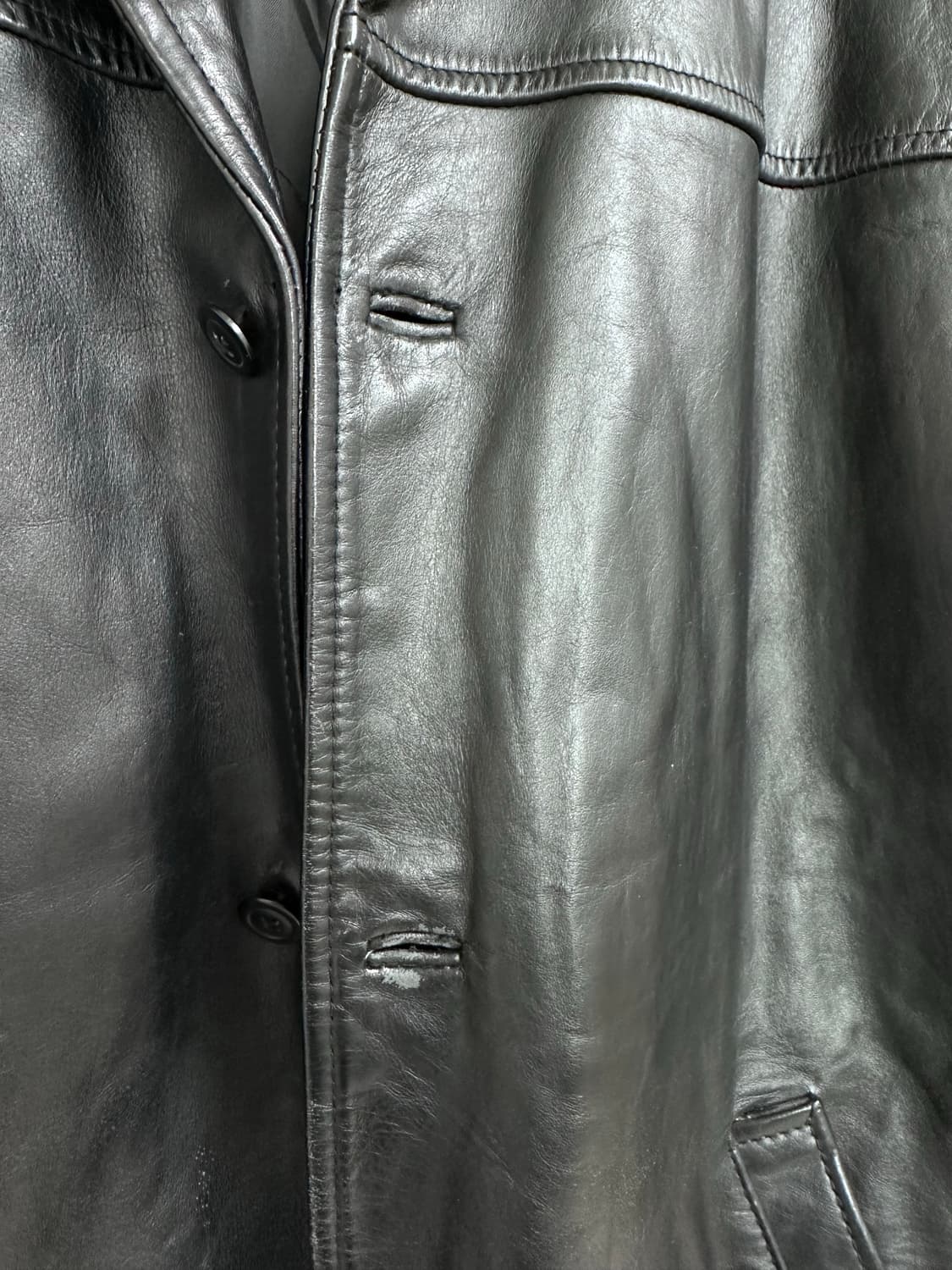 올드갭 old gap 레더 카코트 M 상태A 상품이미지6