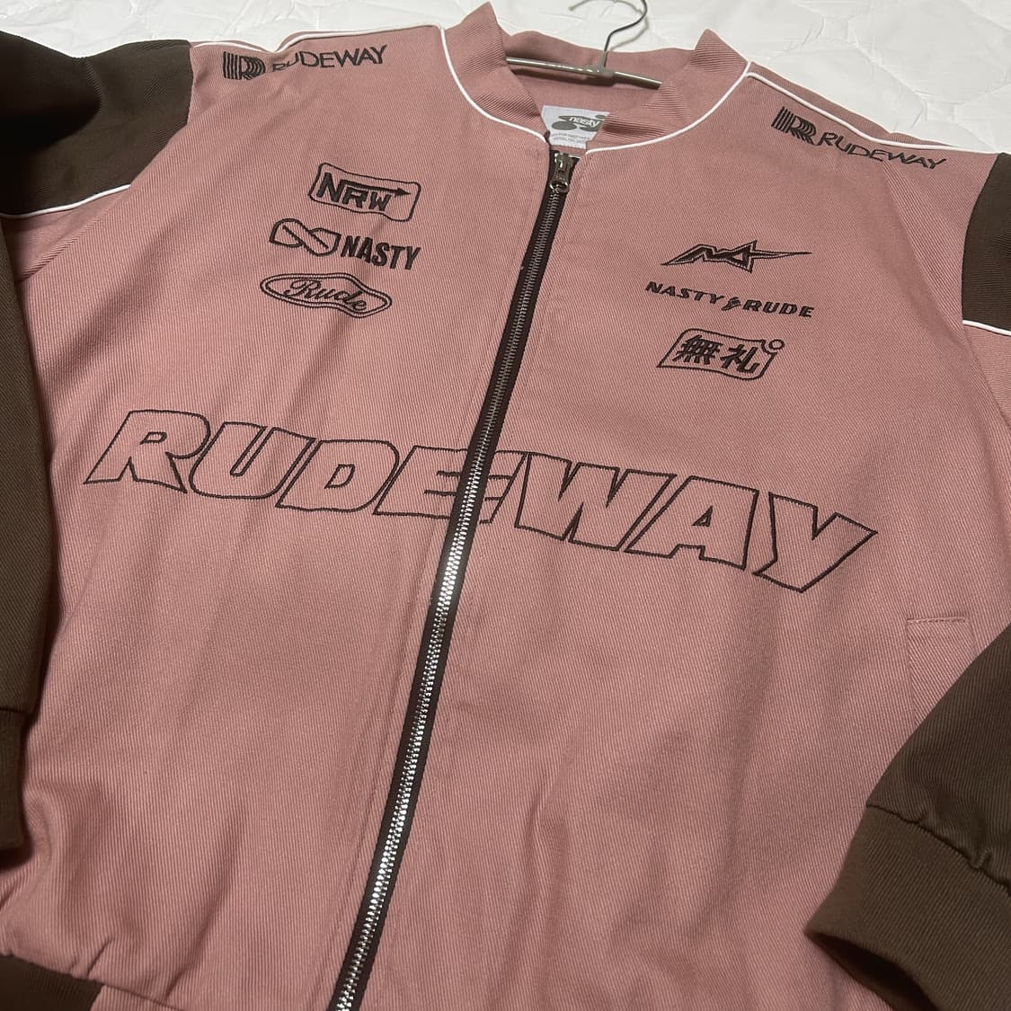 네스티킥 요보 레이싱 자켓 인디핑크 상품이미지2