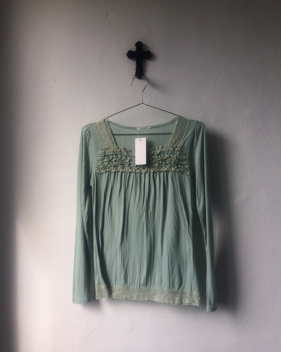 Frill trimming sleeve 상품이미지2