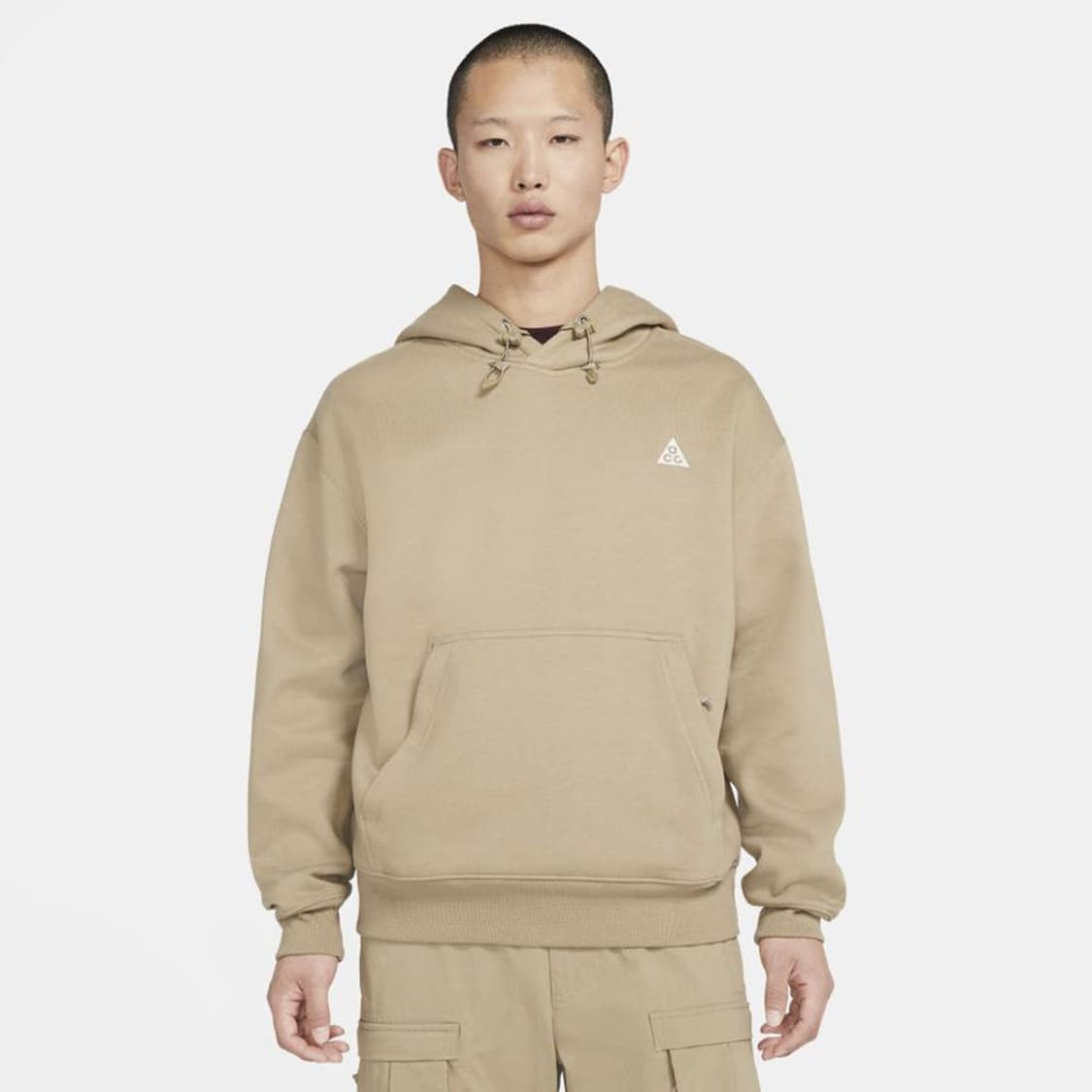 나이키 ACG 풀오버 플리스 후드티 베이지 카키 L 상품이미지4