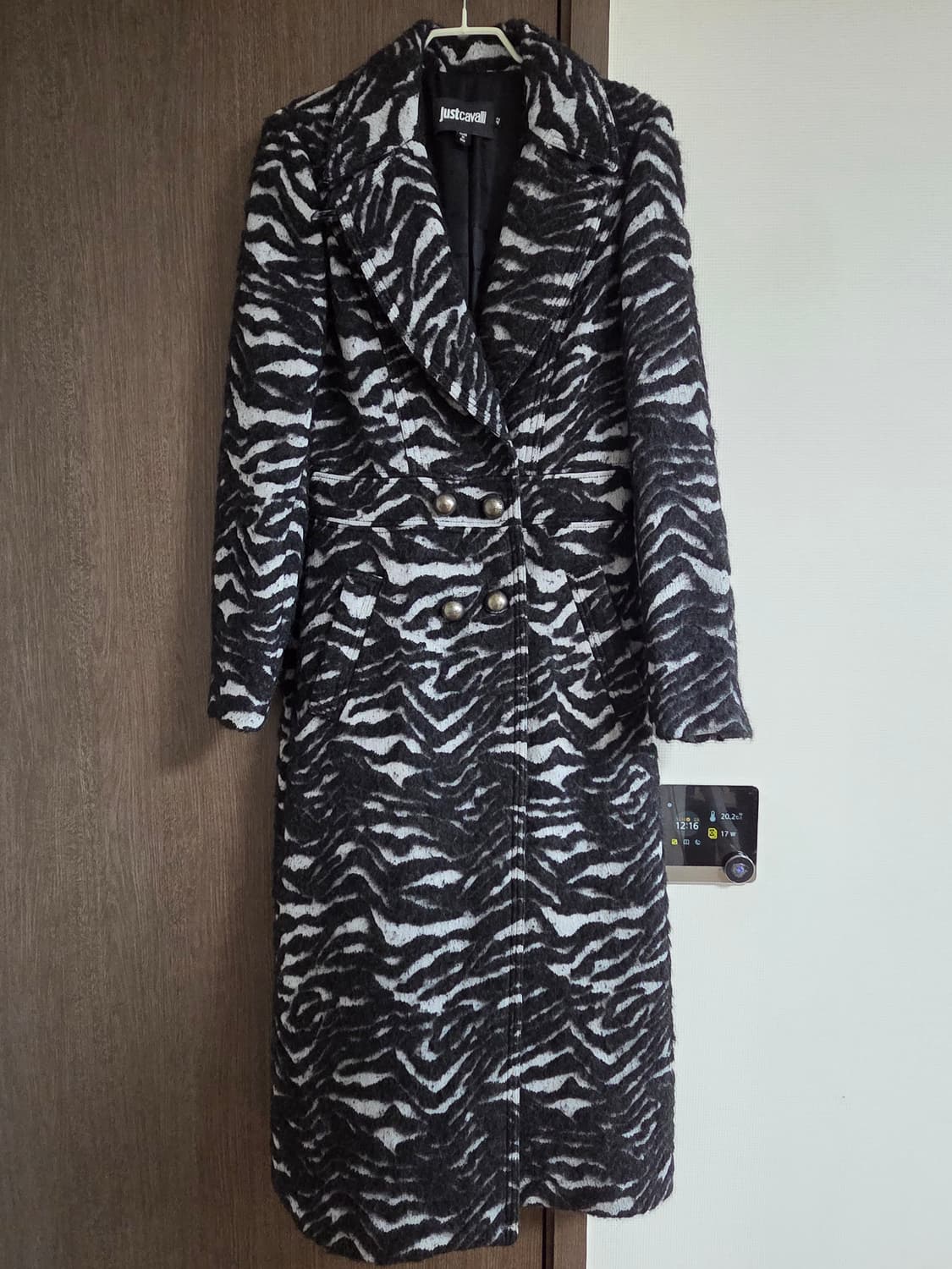 Just Cavalli 얼룩말무늬 롱코트 42(66) 상품이미지2