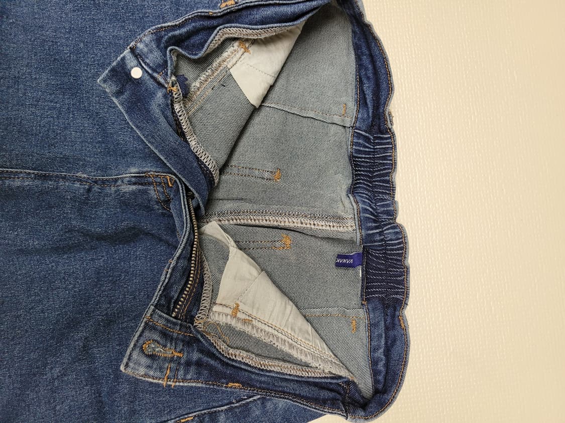 반에이크 VANAKE 여자 뒤트임 데님 롱스커트 27 인디고 상품이미지6