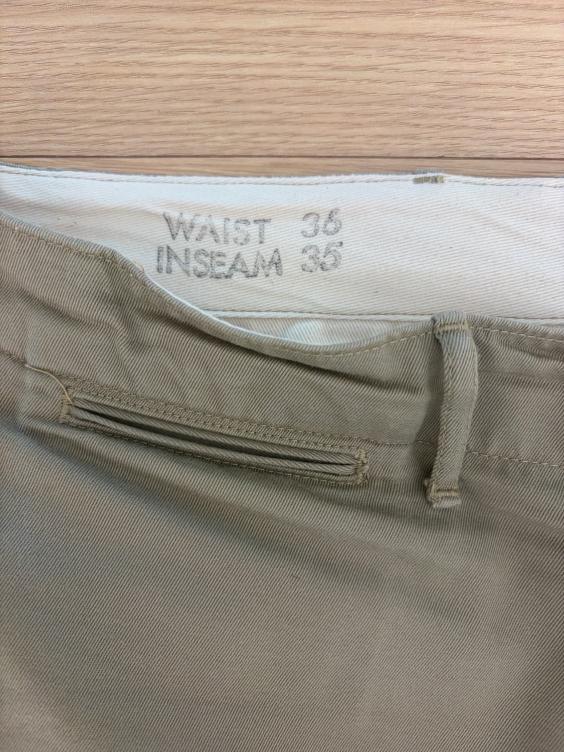 (36, 33-34 추천)버즈릭슨 오리지널치노 카키 상품이미지3