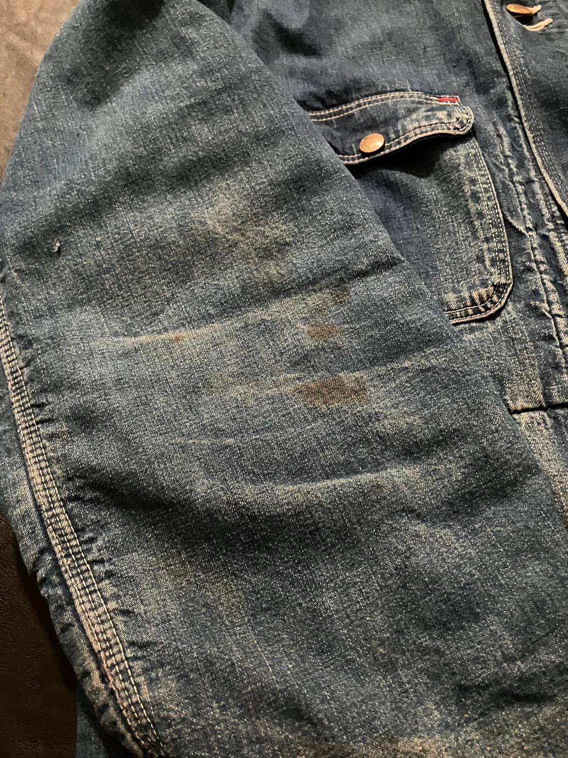 🇺🇸 60s USA 시어스 Sears 데님 초어 코트 자켓 상품이미지6