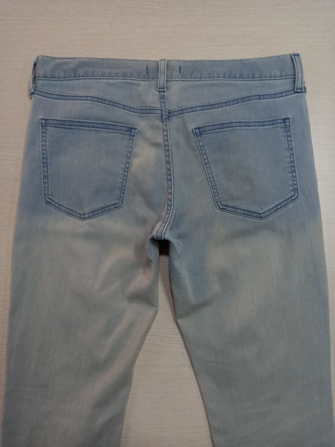 32 유니끌로 스판 슬림일자진 연청 32-359 상품이미지4