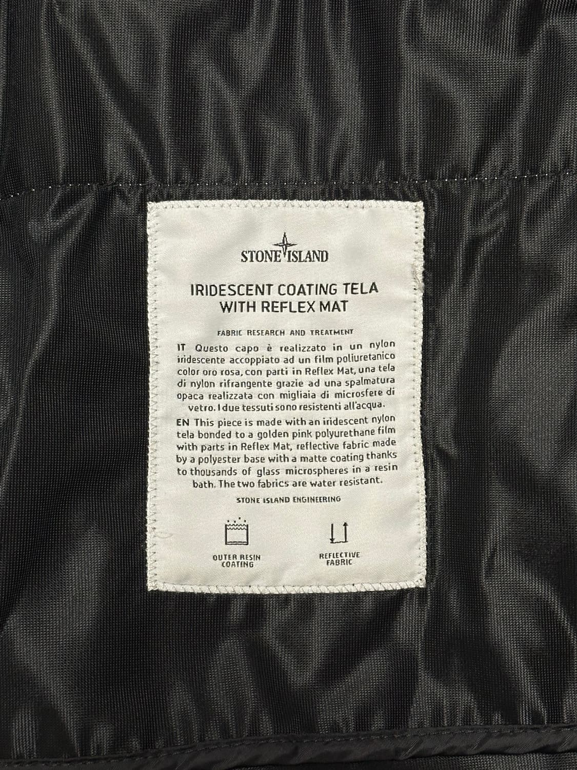 스톤아일랜드 Iridescent 리플렉티브 자켓 M(100) 국내판 상품이미지3