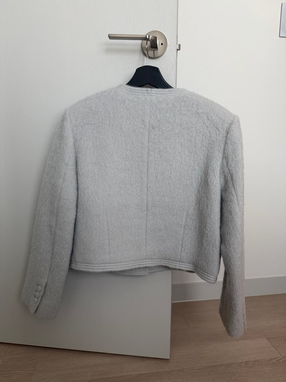 에임홉메이크 Aime hope make 마크들리 숏 퍼자켓 상품이미지5