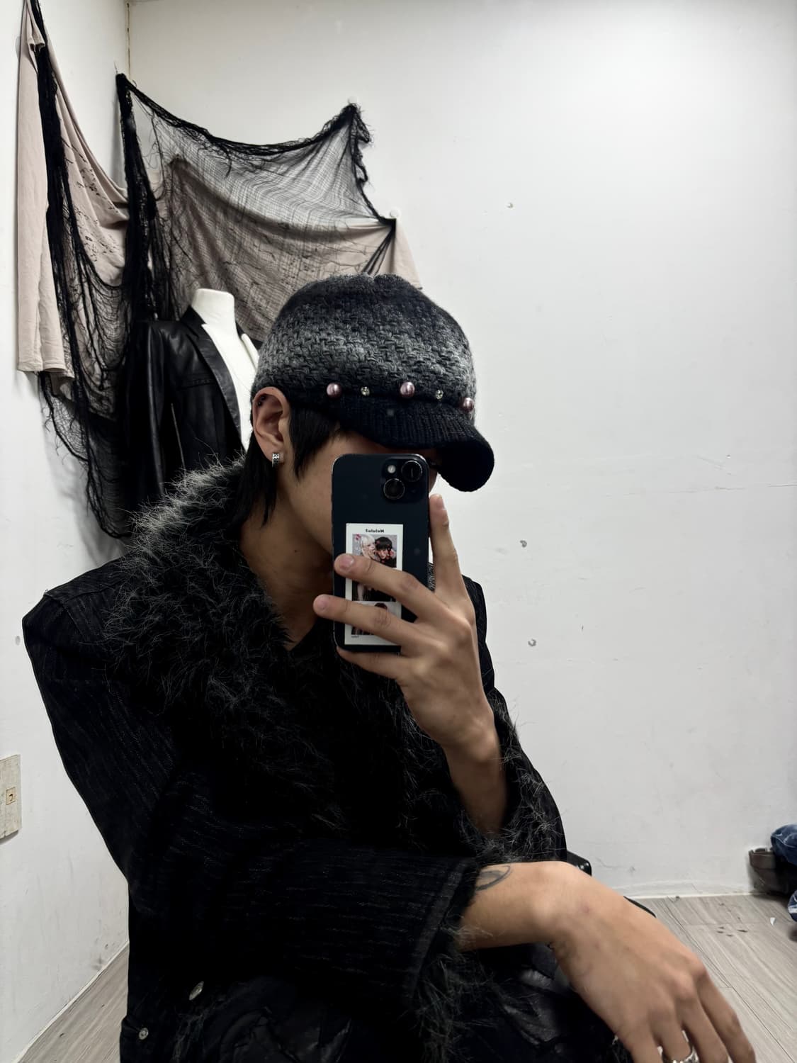 3Shadow Knit Cap (여성Free) 3.2 상품이미지6