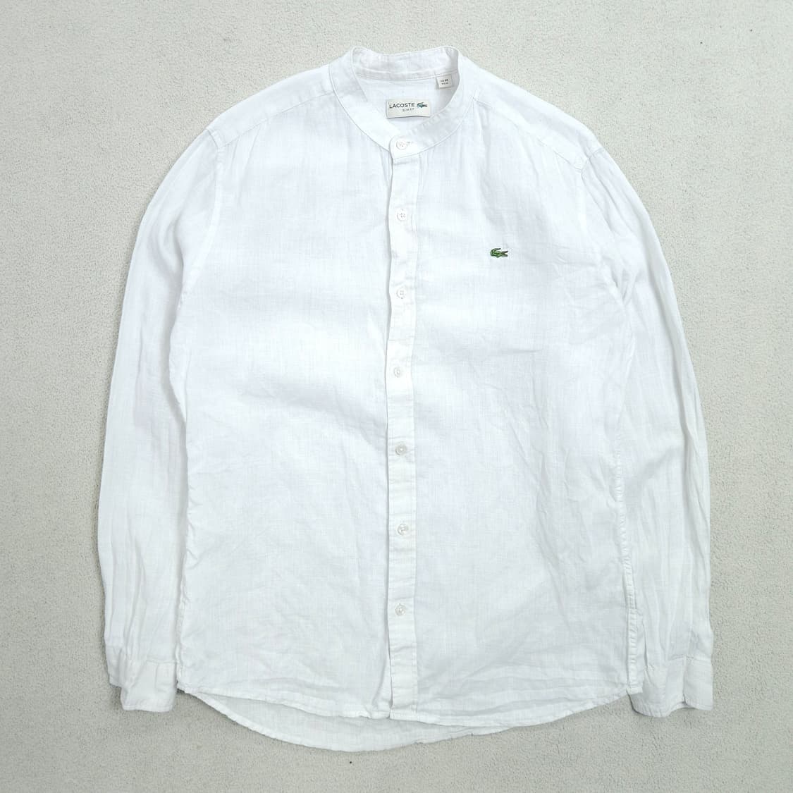 라코스테 린넨 화이트 셔츠 M 상품이미지1