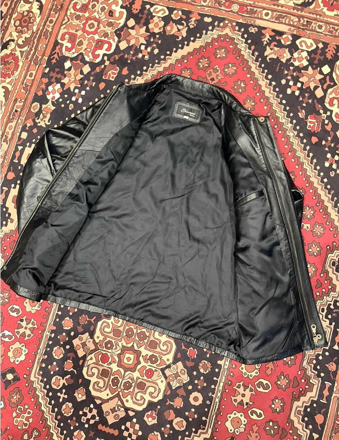 ( L-XL ) 가죽자켓 레더자켓 빈티지가죽 양가죽자켓 남성양가죽 상품이미지3