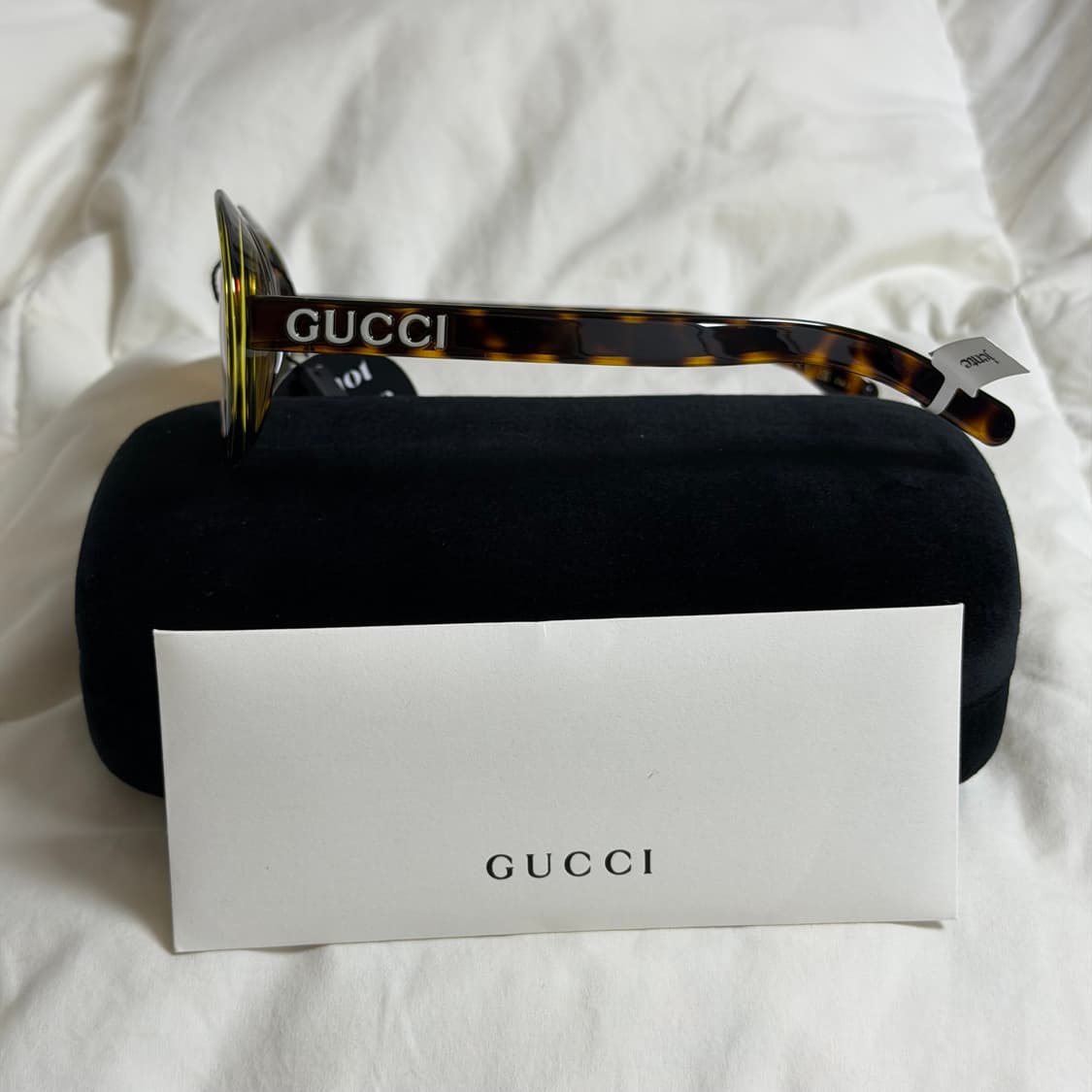 (OS) Gucci 구찌 로고 템플 하바나 선글라스 레오파드 상품이미지3