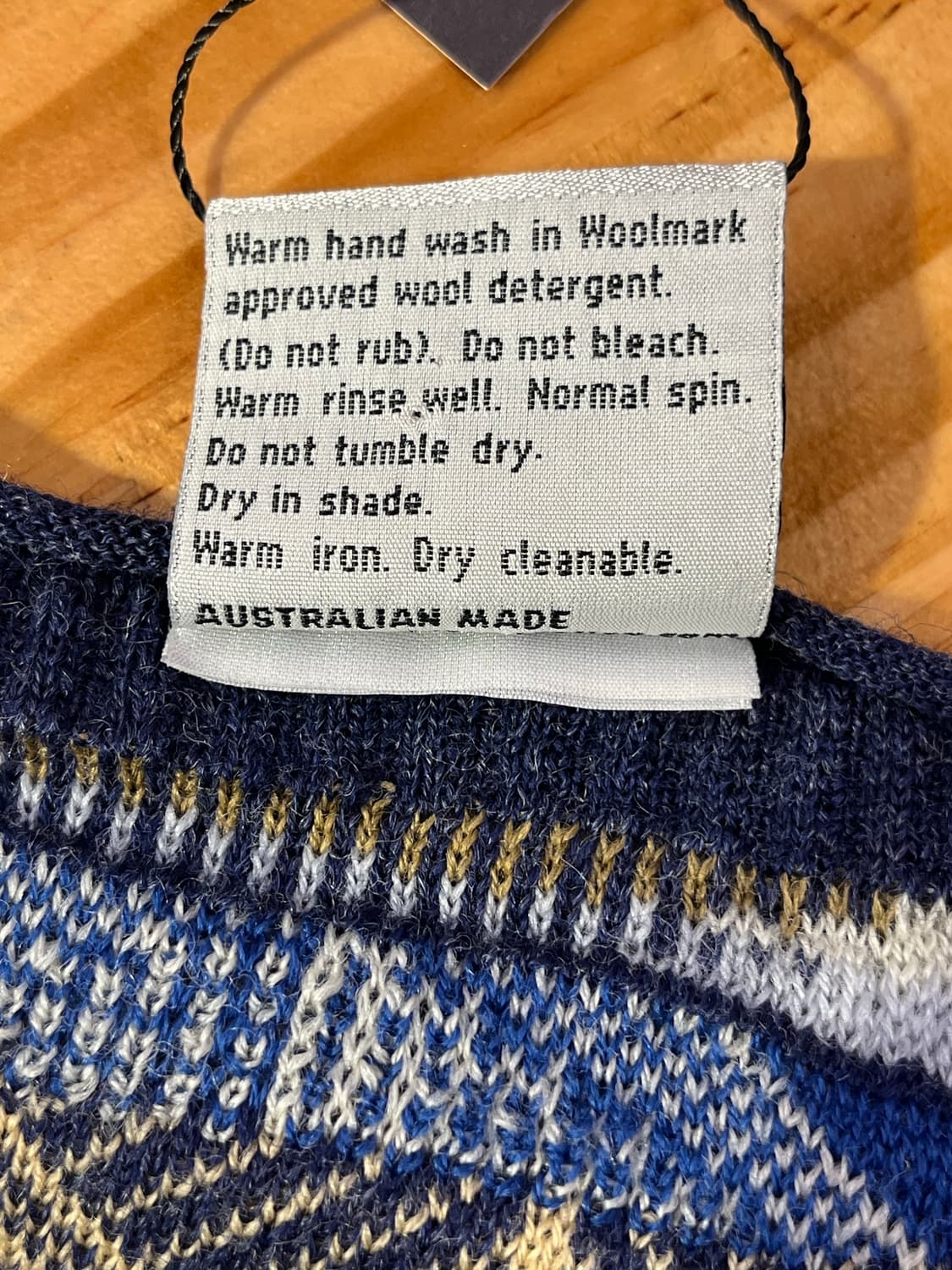 오스트레일리아 케이블 머플러 블루  #csz2217 상품이미지4