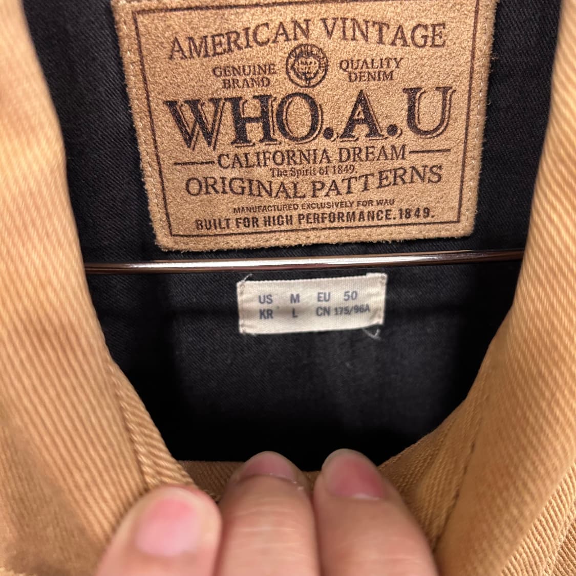 후아유 캘리포니아 헤비코튼 워크 자켓 상품이미지3