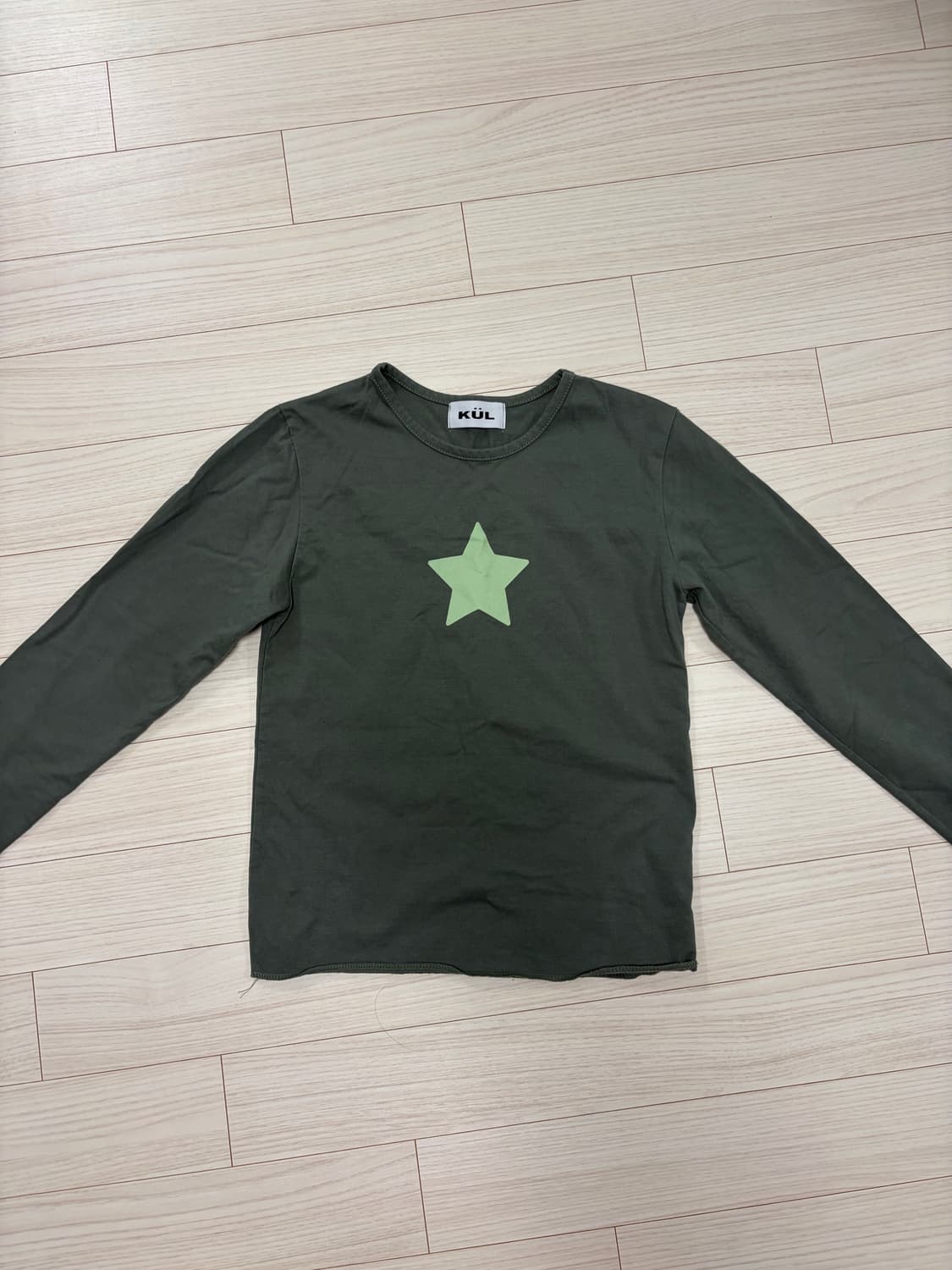KUL 스타 롱슬리브 카키 상품이미지2
