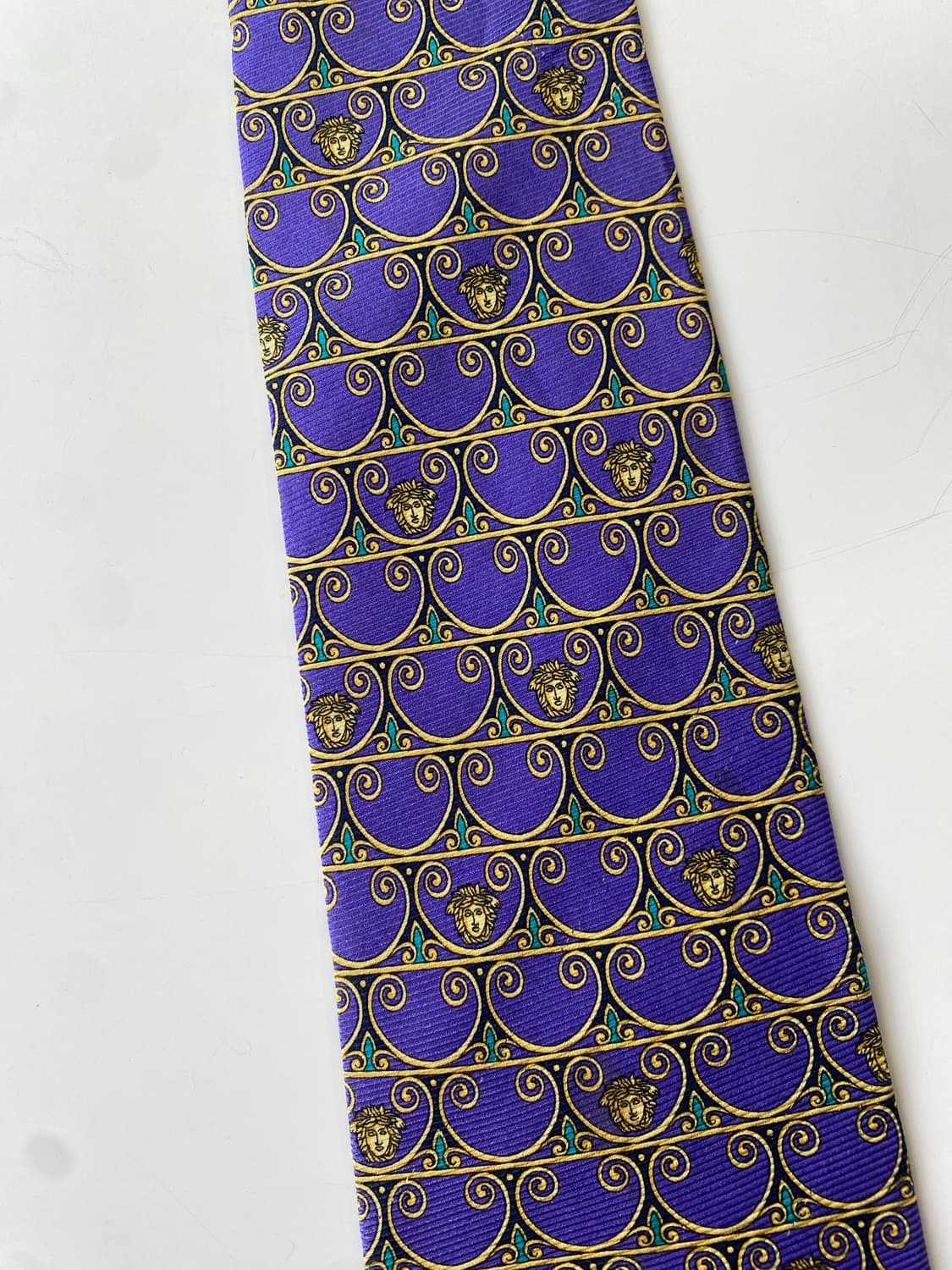 Versace 베르사체 정품 명품 모노그램 넥타이 상품이미지9