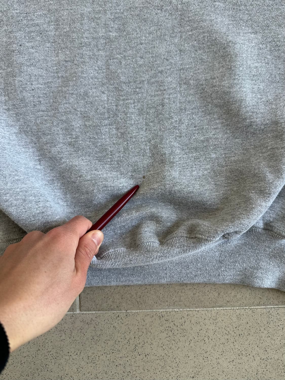 90s 빈티지 러셀 스웻셔츠 그레이 XXL USA 상품이미지6