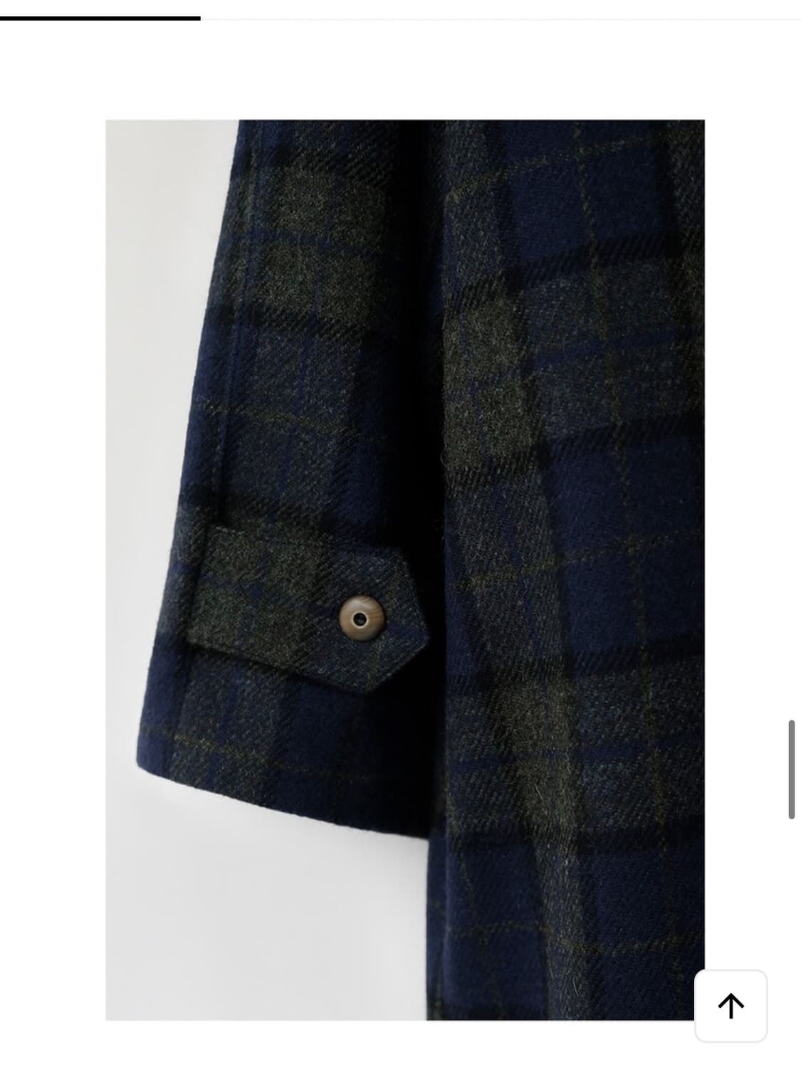낫띵리튼 Charlie check balmacaan coat 상품이미지5