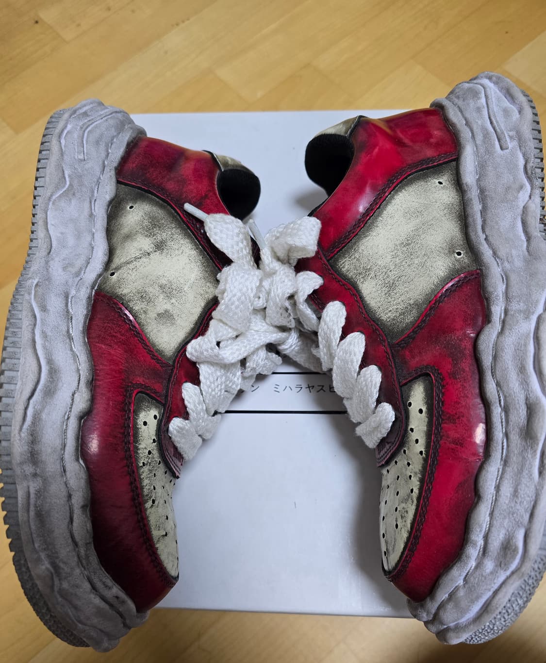 미하라 야스히로 웨인 레드 더티 41 사이즈 팝니다. 상품이미지2