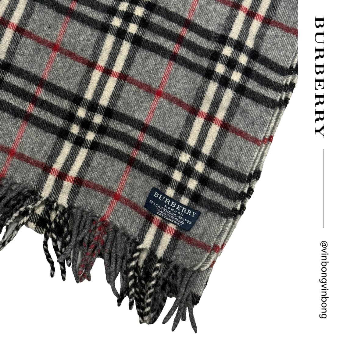 버버리 클래식 머플러 상품이미지1