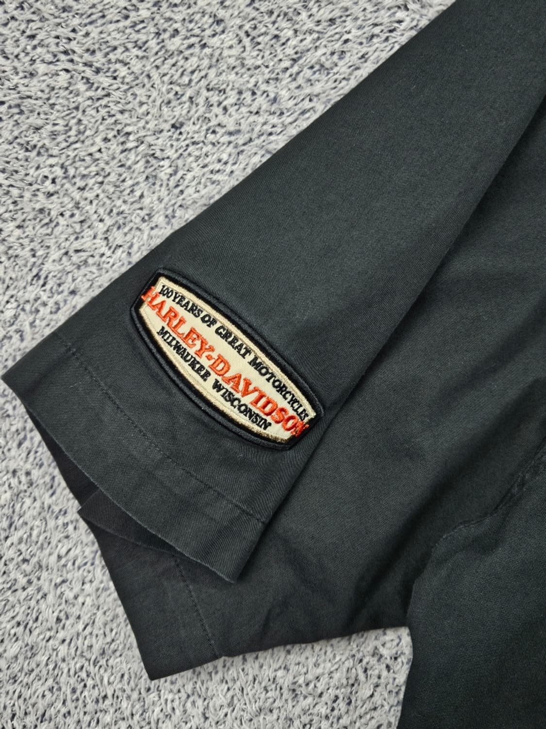 할리데이비슨 100주년 바이커 하프 반팔 셔츠 ( 2XL )/ 11864 상품이미지4