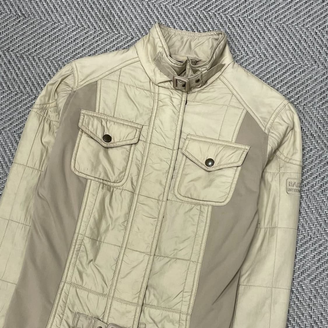 바버 버클 포인트 퀄팅 자켓 v0449 상품이미지3