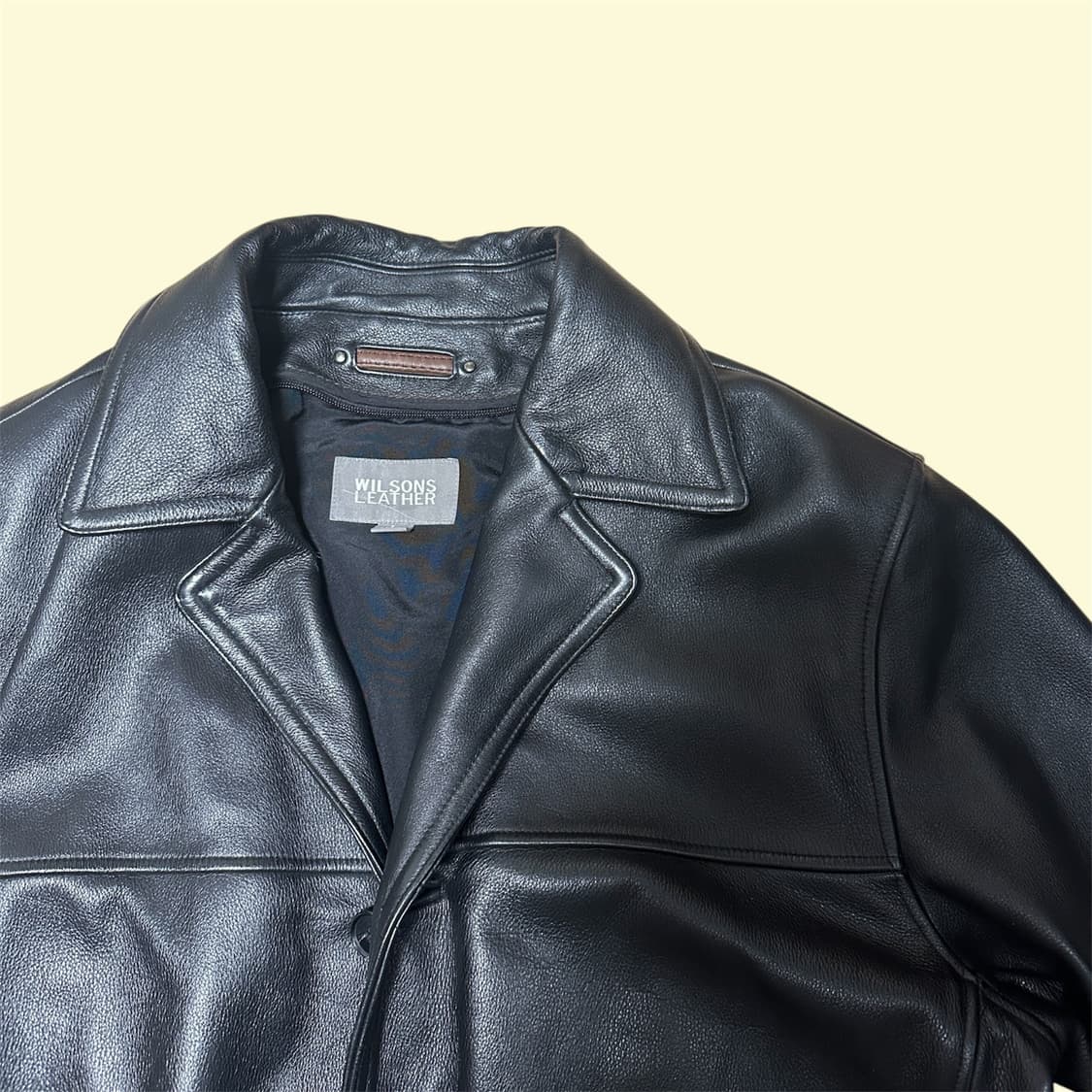 윌슨 리얼 레더 카코트 BLACK L 상품이미지2