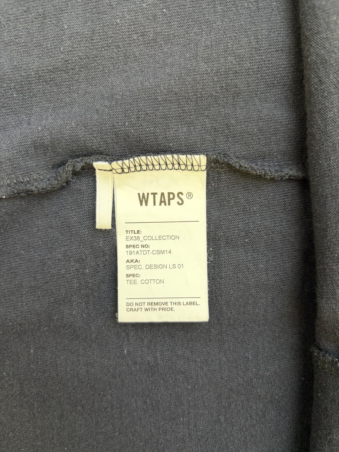 더블탭스 19SS 디자인 롱슬리브 상품이미지5