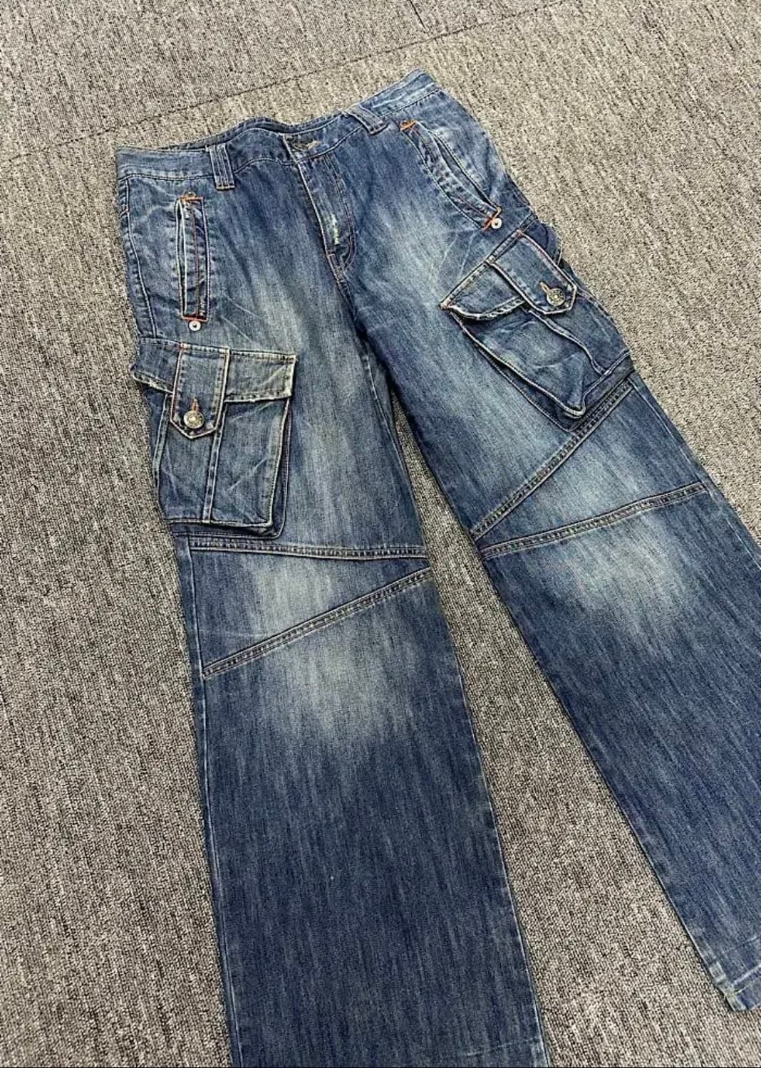 에드윈 데님 카고팬츠 상품이미지2