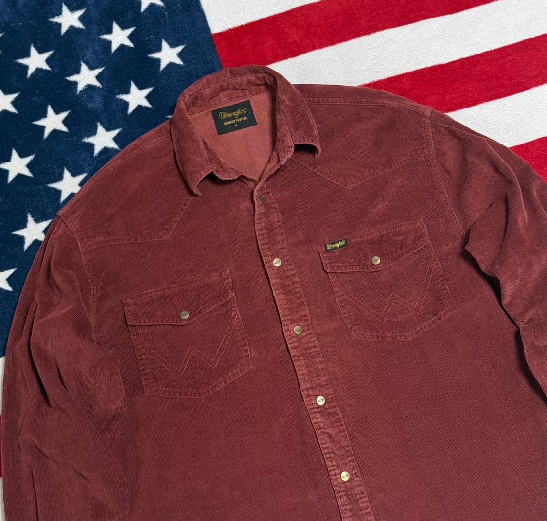 랭글러 코듀로이 웨스턴셔츠 Wrangler western shirt 상품이미지4