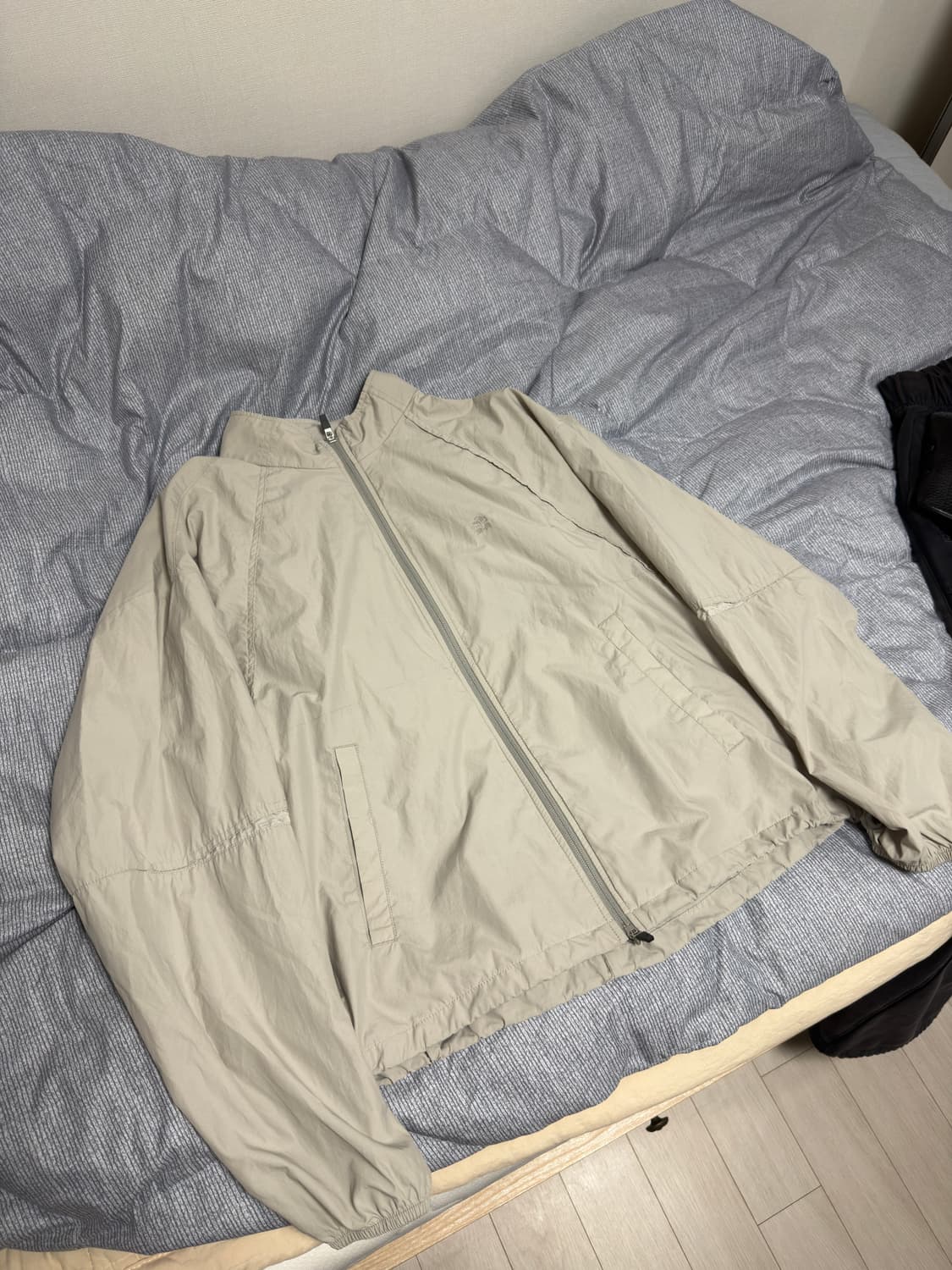 [3] 폴리테루 블록 블루종 크림 상품이미지3