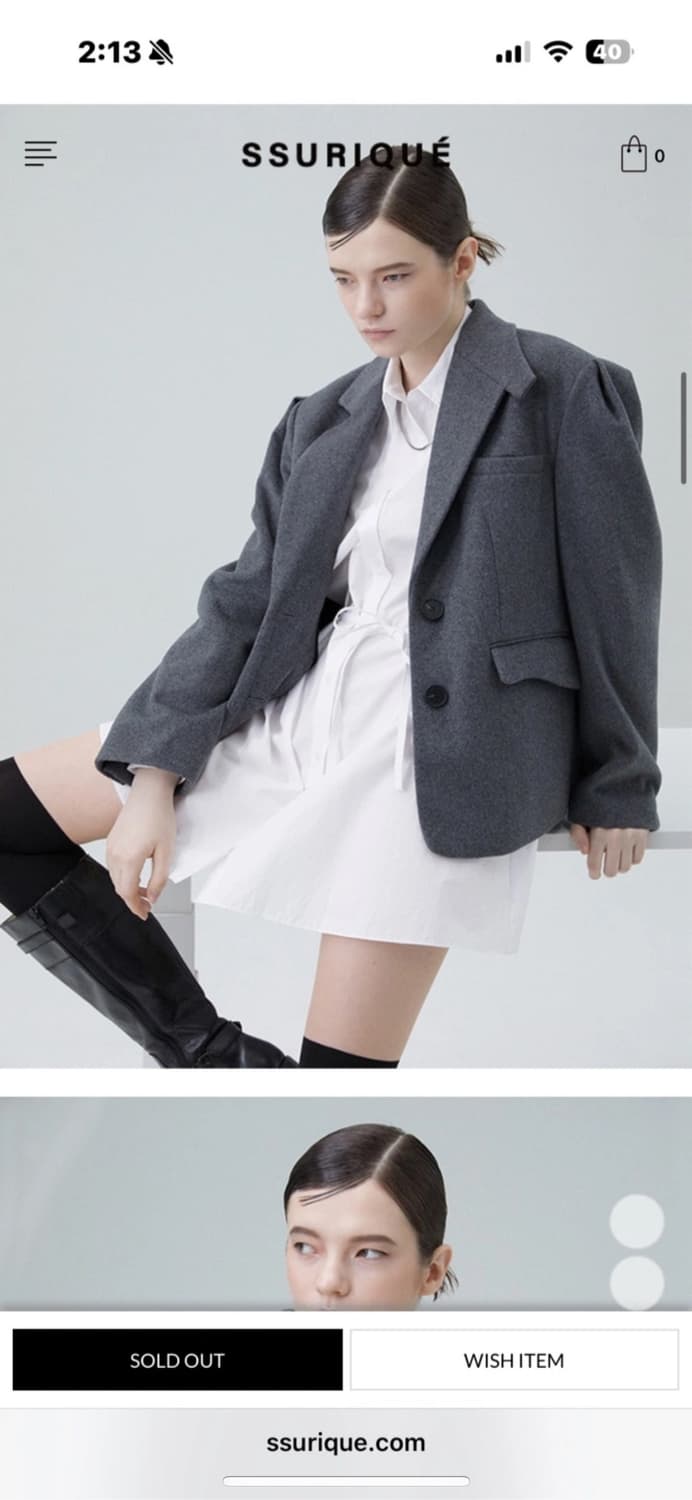 ssurique 울자켓 상품이미지2