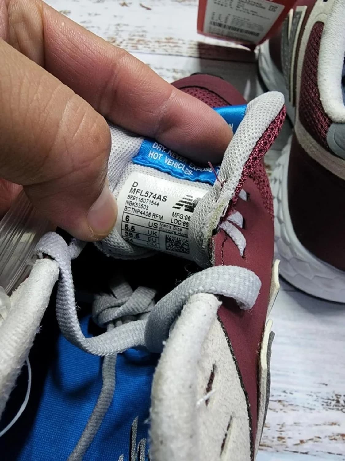 새상품)뉴발란스 574 운동화 240 상품이미지8