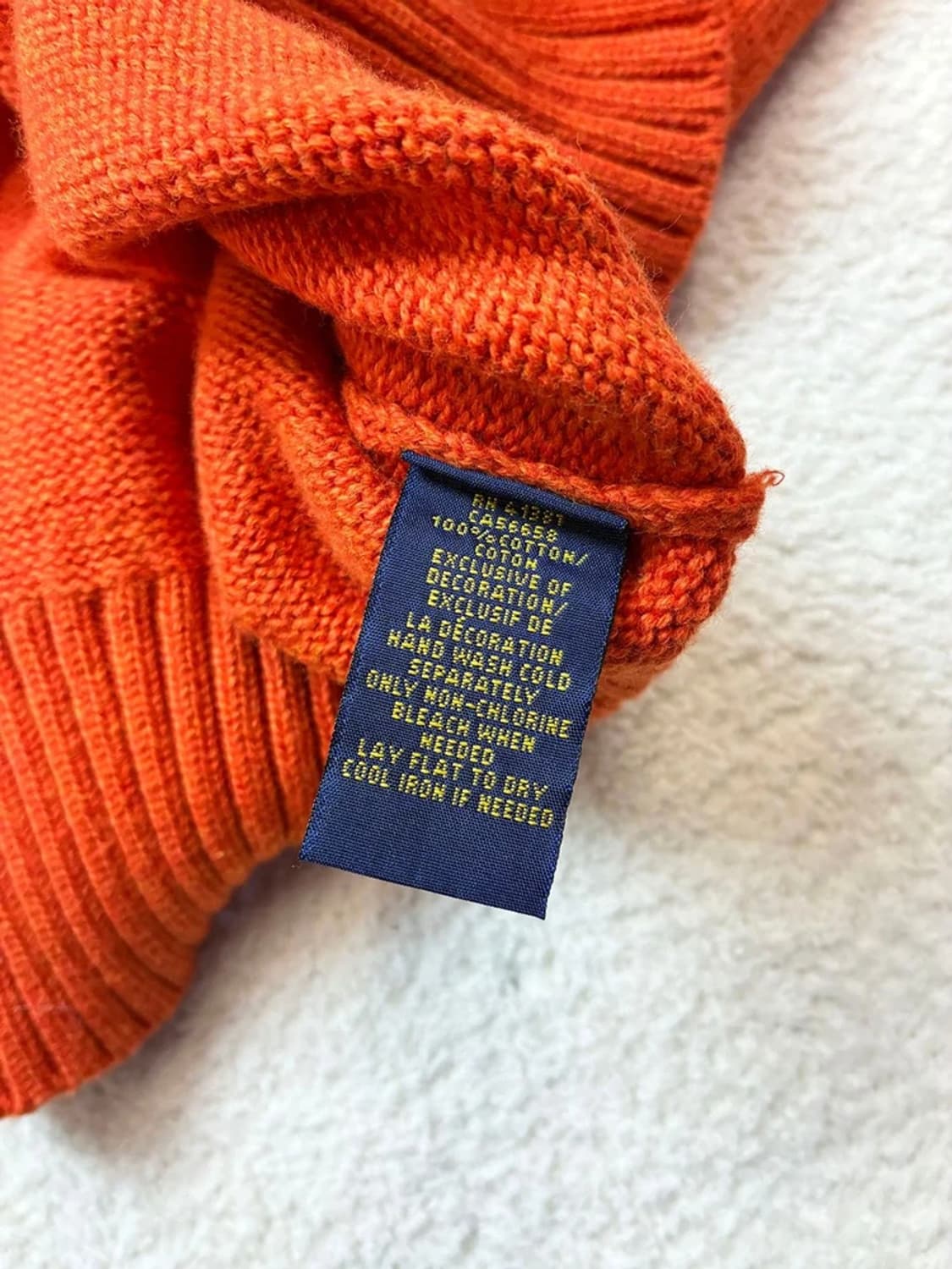 폴로 랄프로렌 00's 코튼 하프 버튼 니트 PN5912 상품이미지7