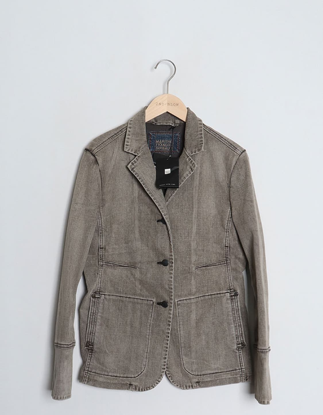 MARITHE FRANCOIS GIRBAUD Denim Blazer 상품이미지1