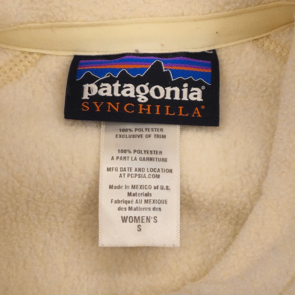 파타고니아 신칠라 여성 베스트 S 아이보리 상품이미지2