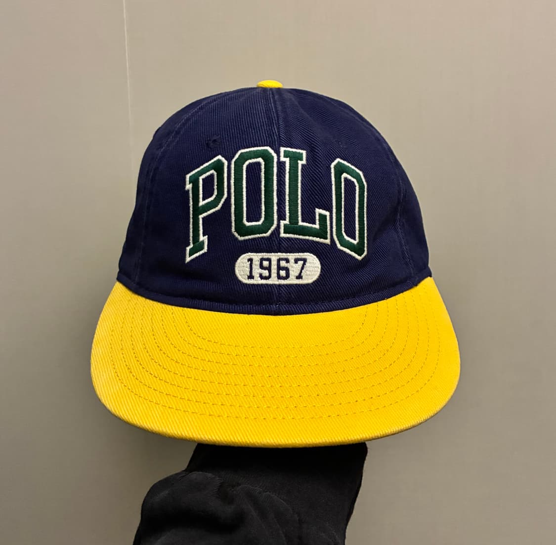 (F)POLO 폴로랄프로렌 트윌 1967 로고 투톤 볼캡 모자 폴로모자 상품이미지2