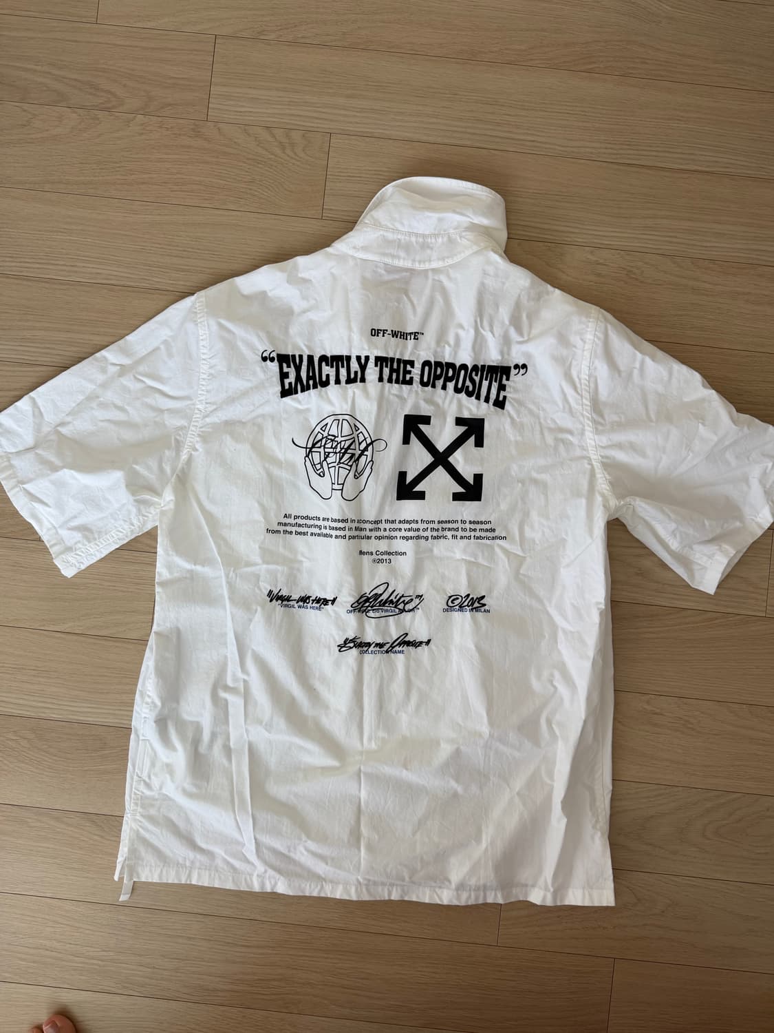 오프화이트 EXACT OPP HOLIDAY SHIRT WHITE 23PO 상품이미지1