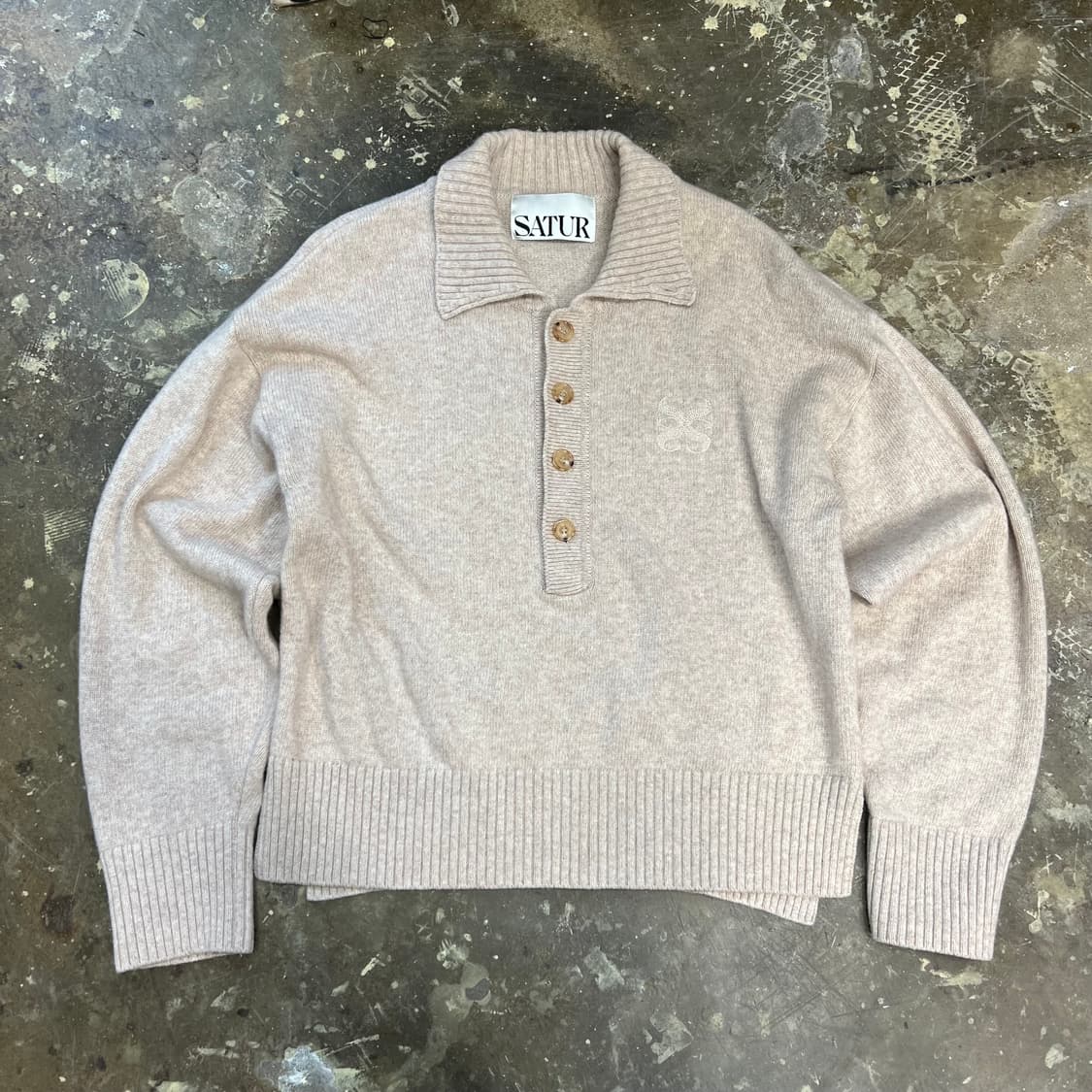 M) 세터 아를 램스울 니트 스웨터 상품이미지3