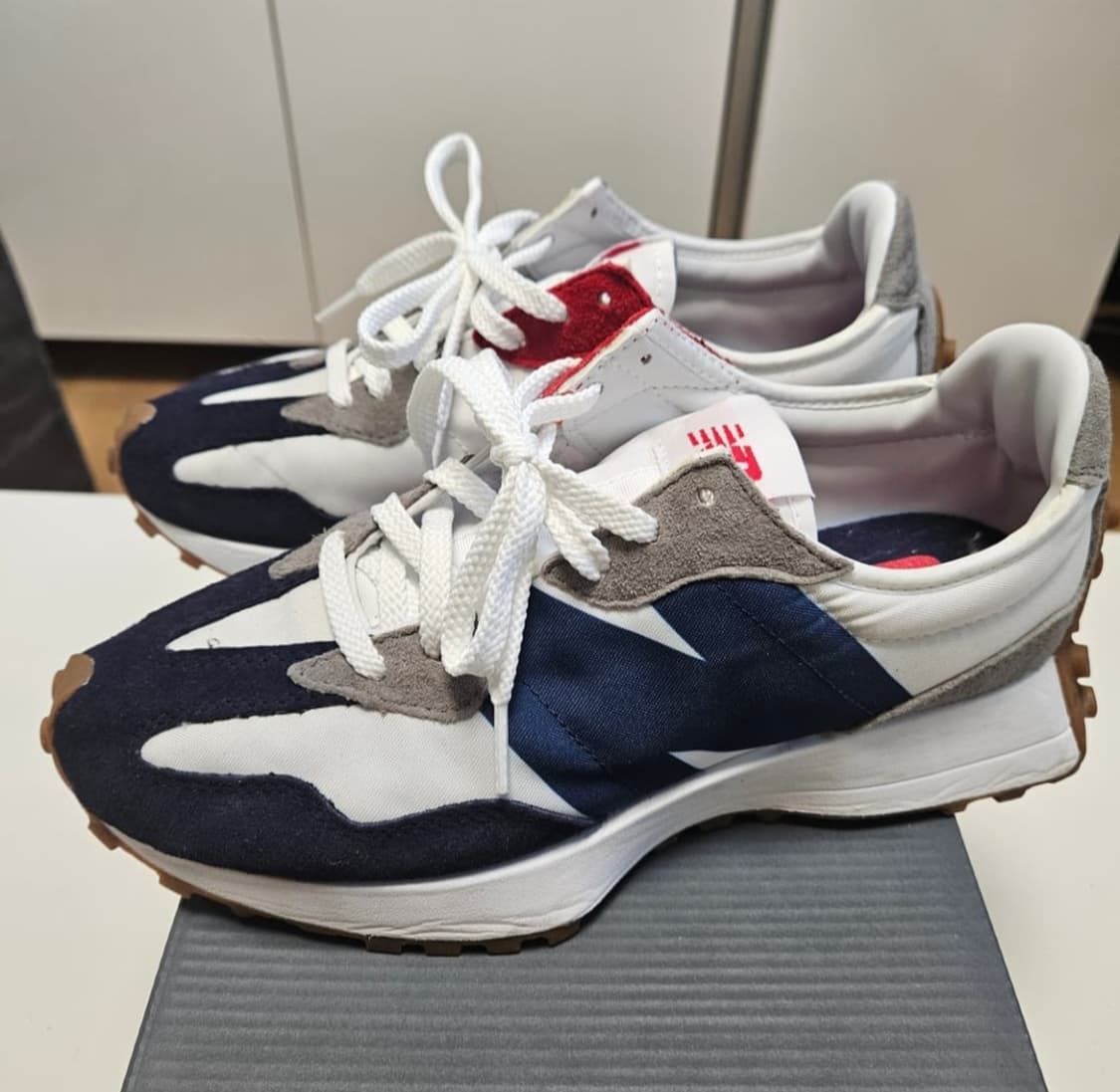 뉴발란스327네이비 흰/검 260 상품이미지2