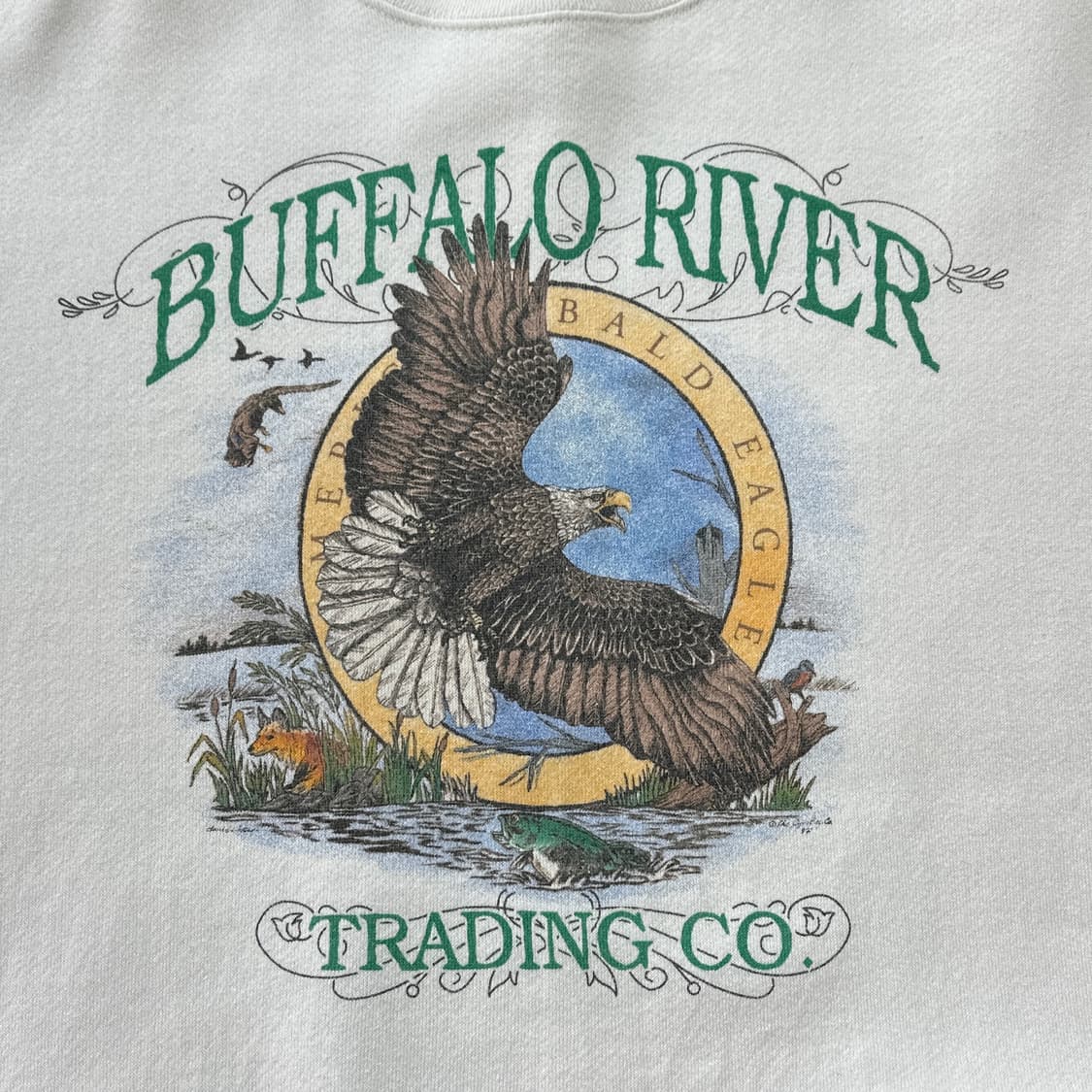 90s USA 툴텍스 버팔로 리버 빈티지 스웻셔츠 XL 상품이미지3