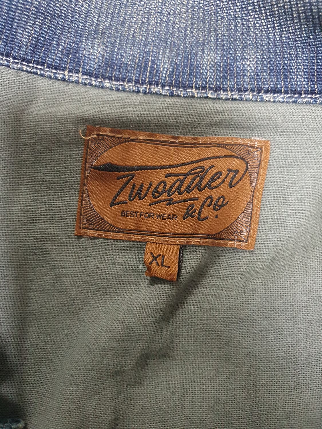 Zwodder 데님자켓 XL 기빈스 상품이미지3