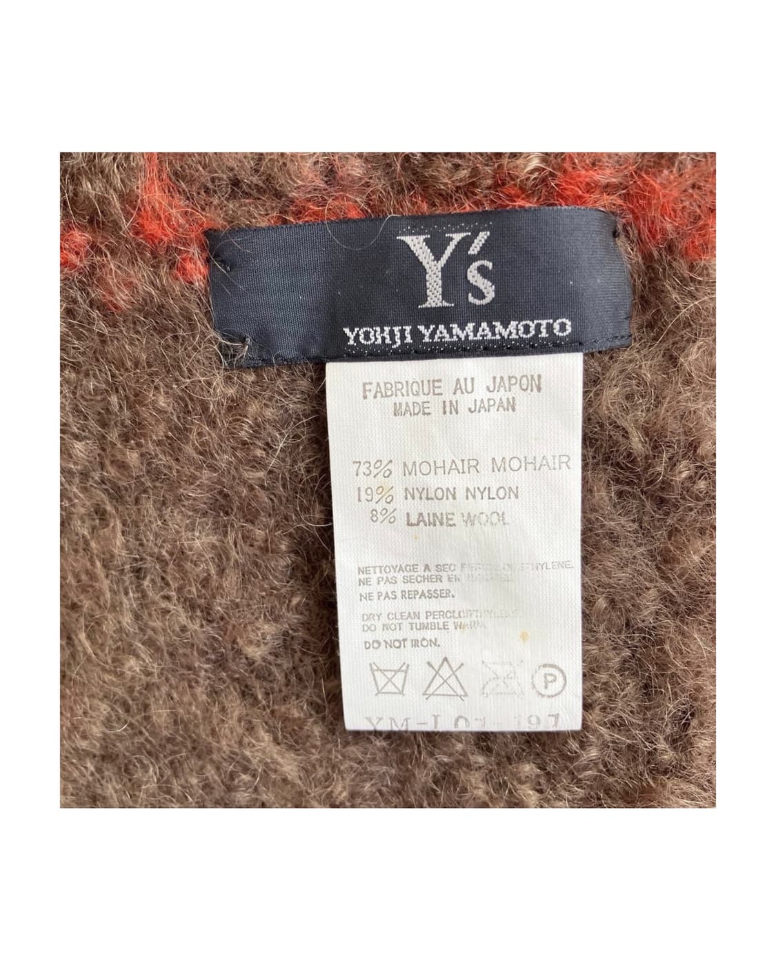 요지 야마모토 모헤어 머플러 상품이미지3