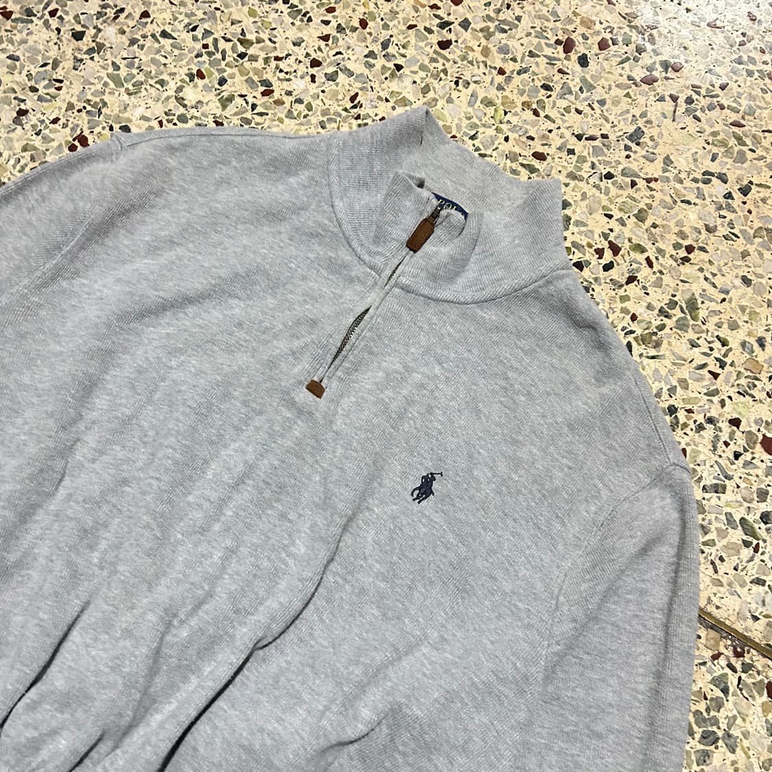 폴로 랄프로렌(POLO RalphLauren)그레이 반집업 크롭 상품이미지2