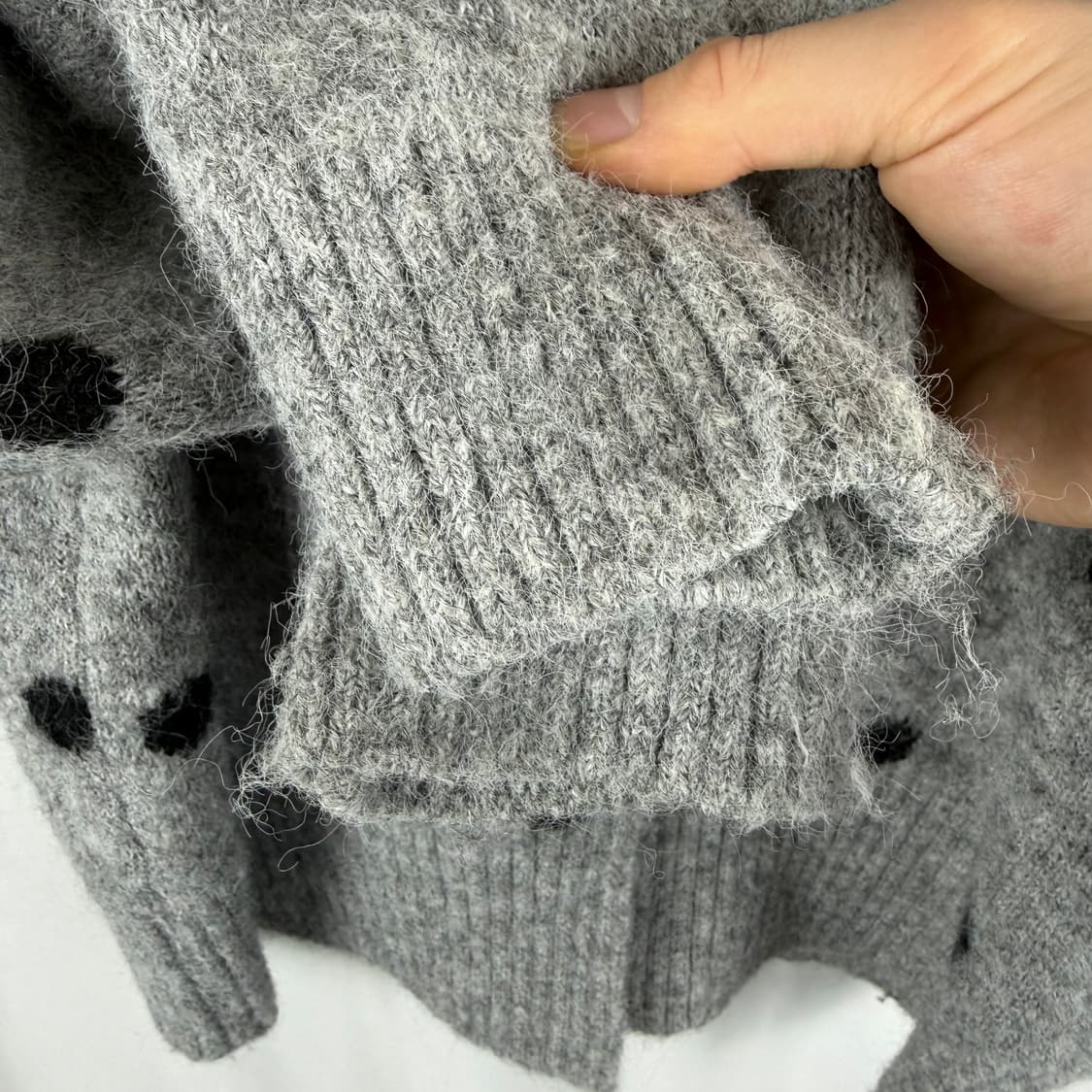  (무료배송)F) 르샵 도트 포인트 버튼업 니트 가디건 상품이미지5