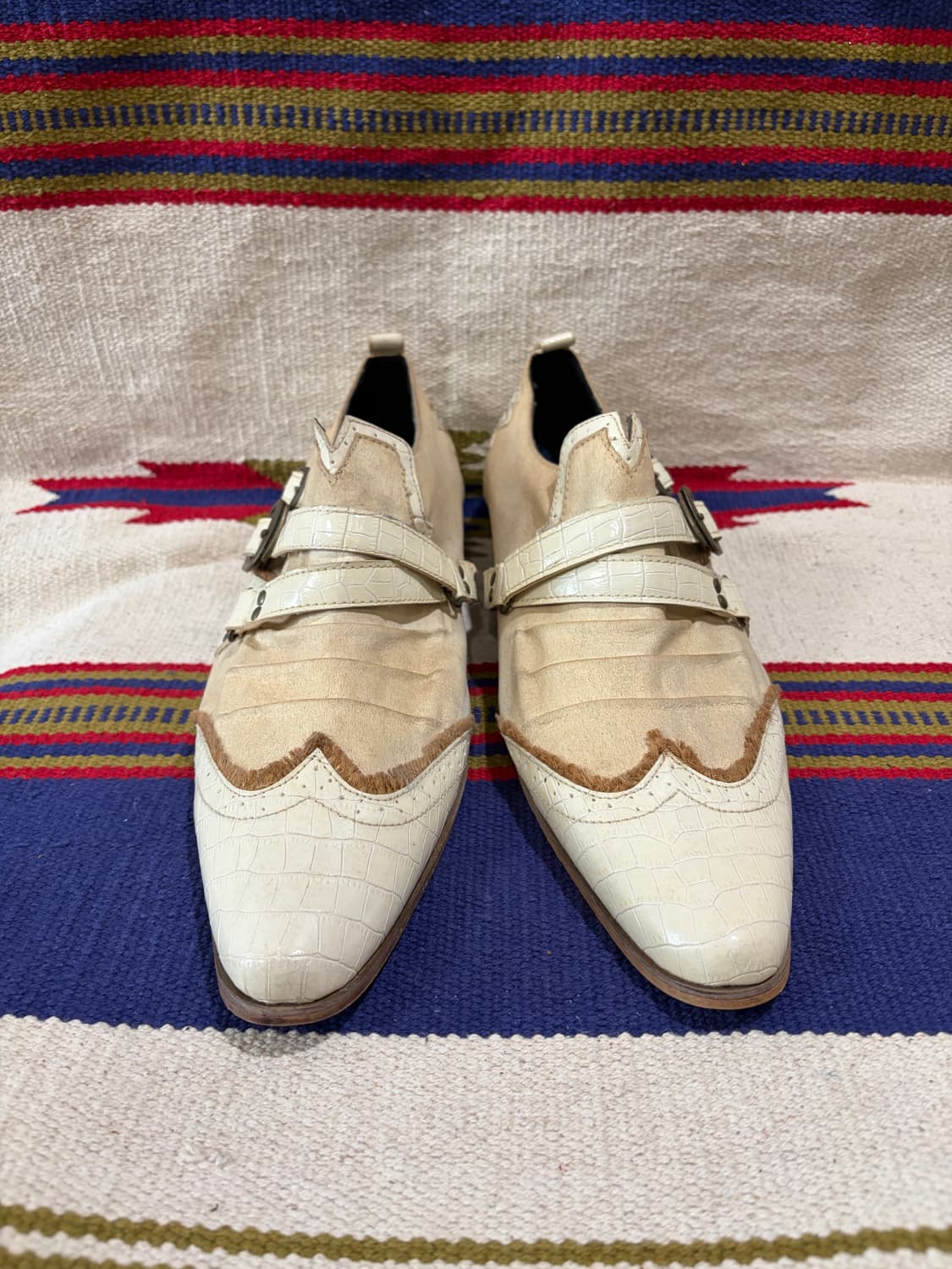 훕데두 BE - EW 롱노즈 파이톤 드레이프 부츠 상품이미지3