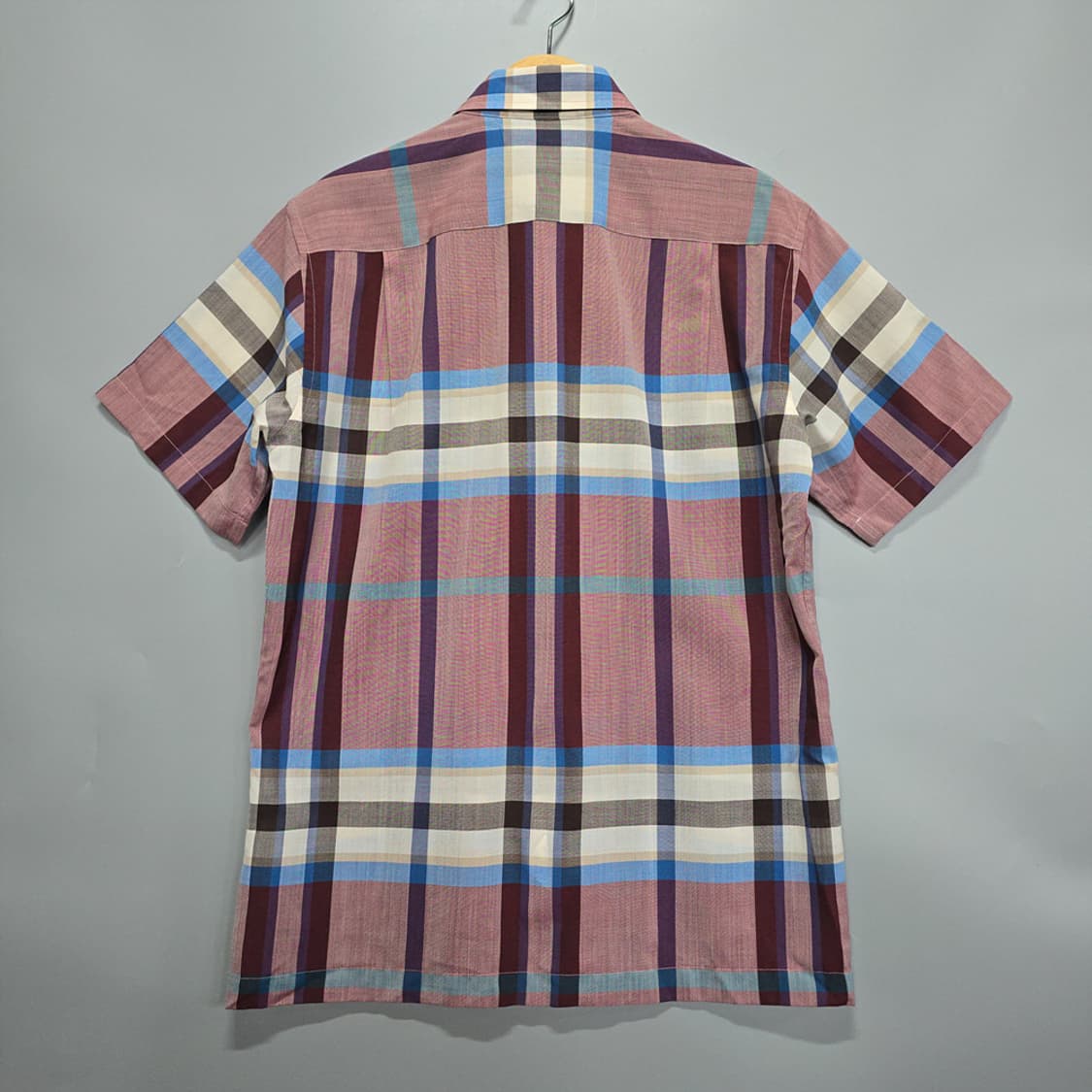 닥스(DAKS) 체크 반팔 셔츠 100 상품이미지3